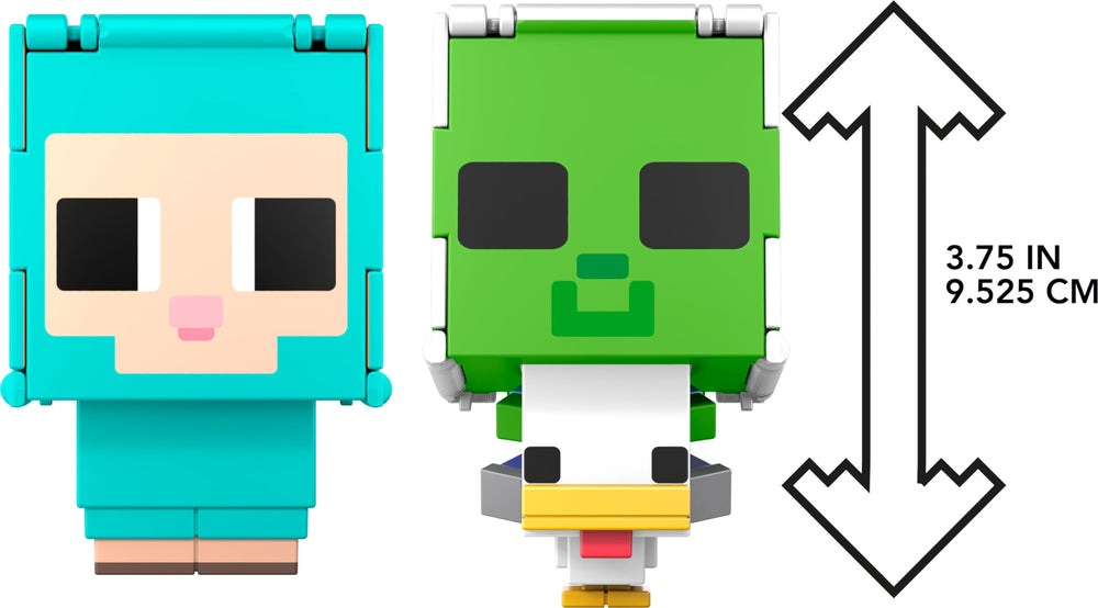 Mattel Minecraft Flippin' Figs Sheep flip panel reveals alternate look