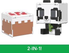 Mattel Minecraft Flippin' Figs transform into two figures with one twist.