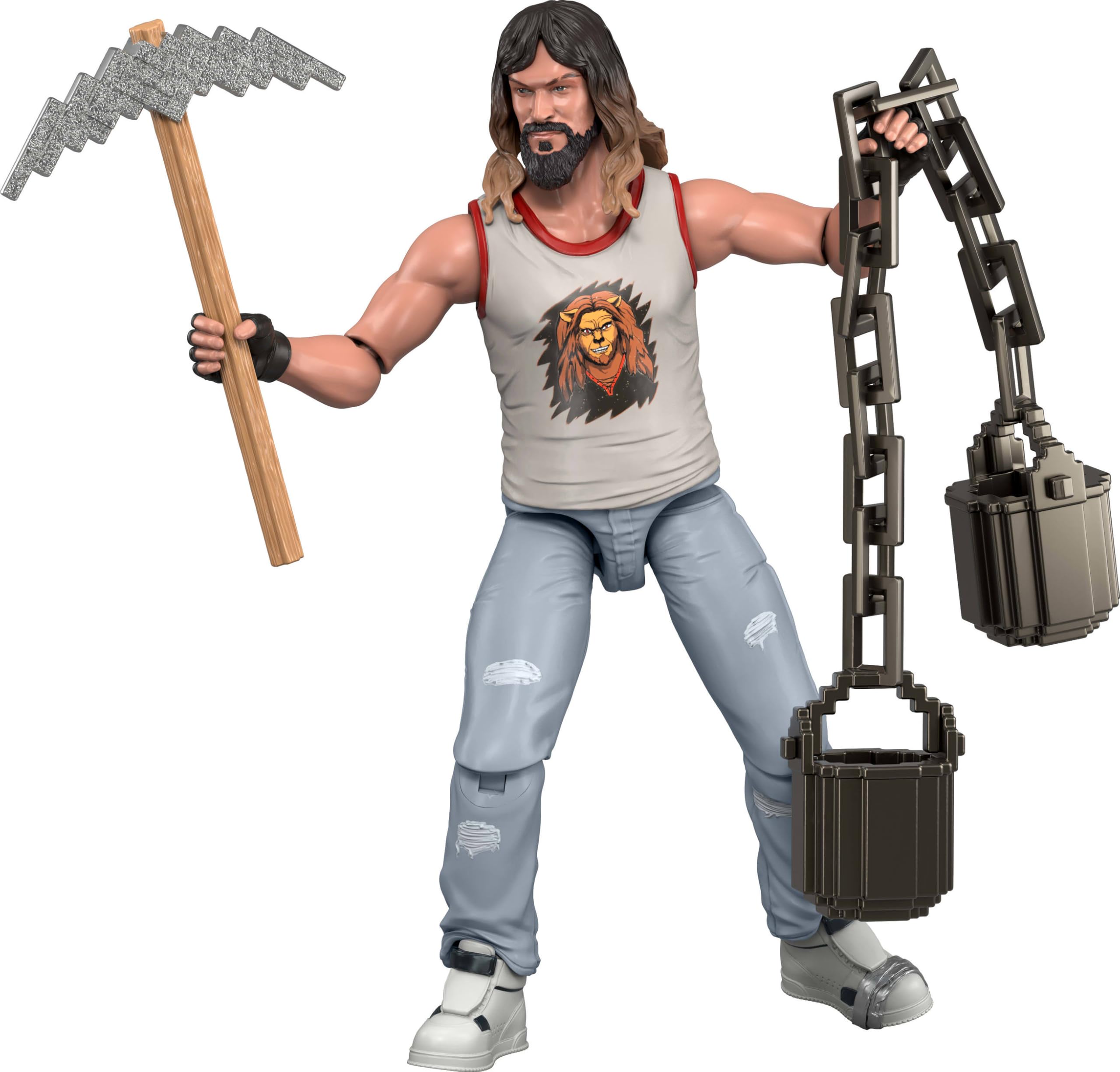 Mattel Minecraft Garrett packaging display-ready figure for gifting and collectors.