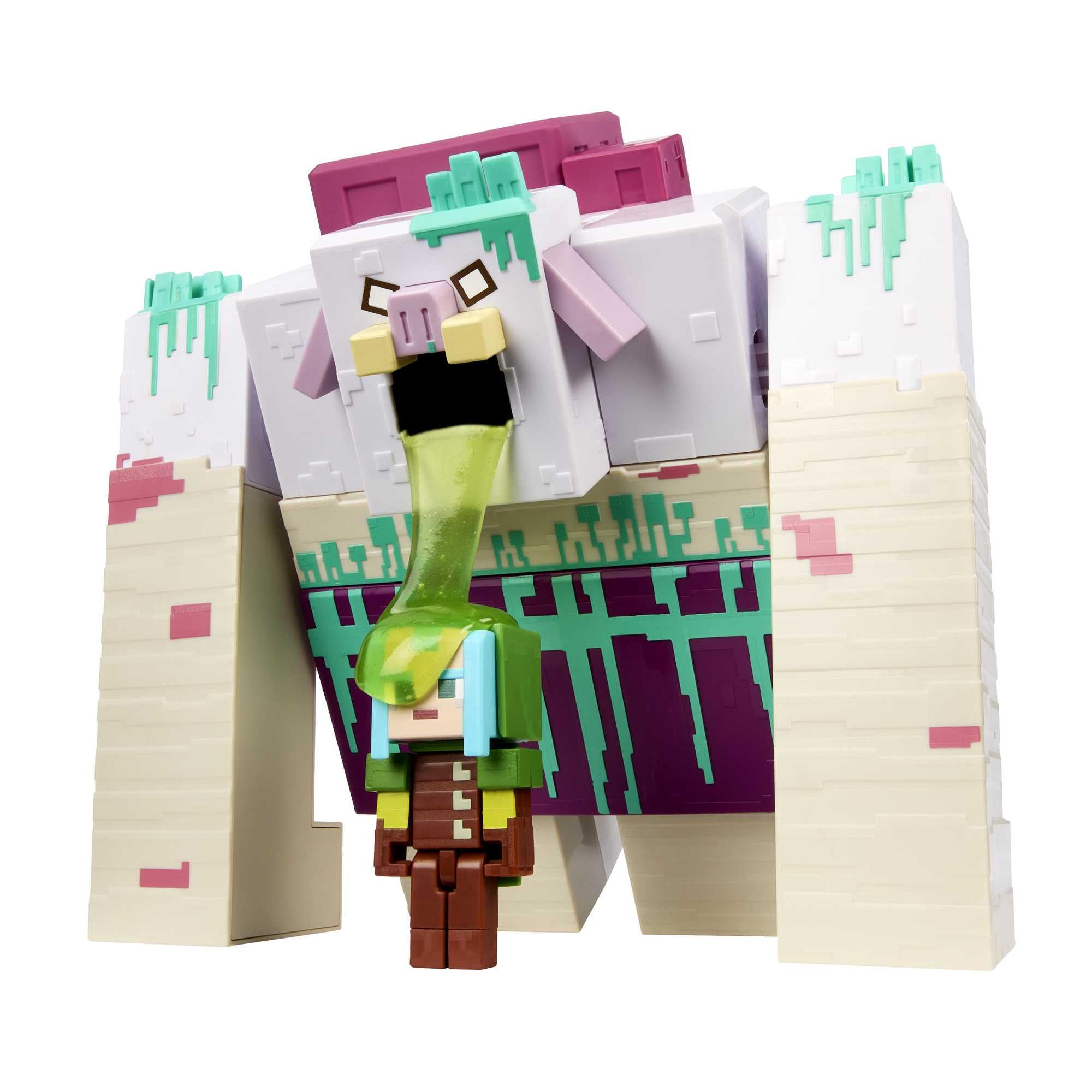 Authentic, detailed Devourer design highlighting Minecraft Legends styling