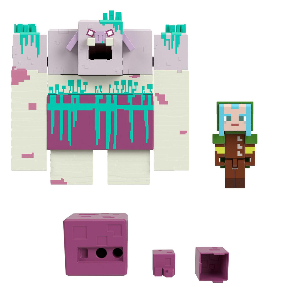 Mattel Minecraft Legends Devourer with slime attack for imaginative play