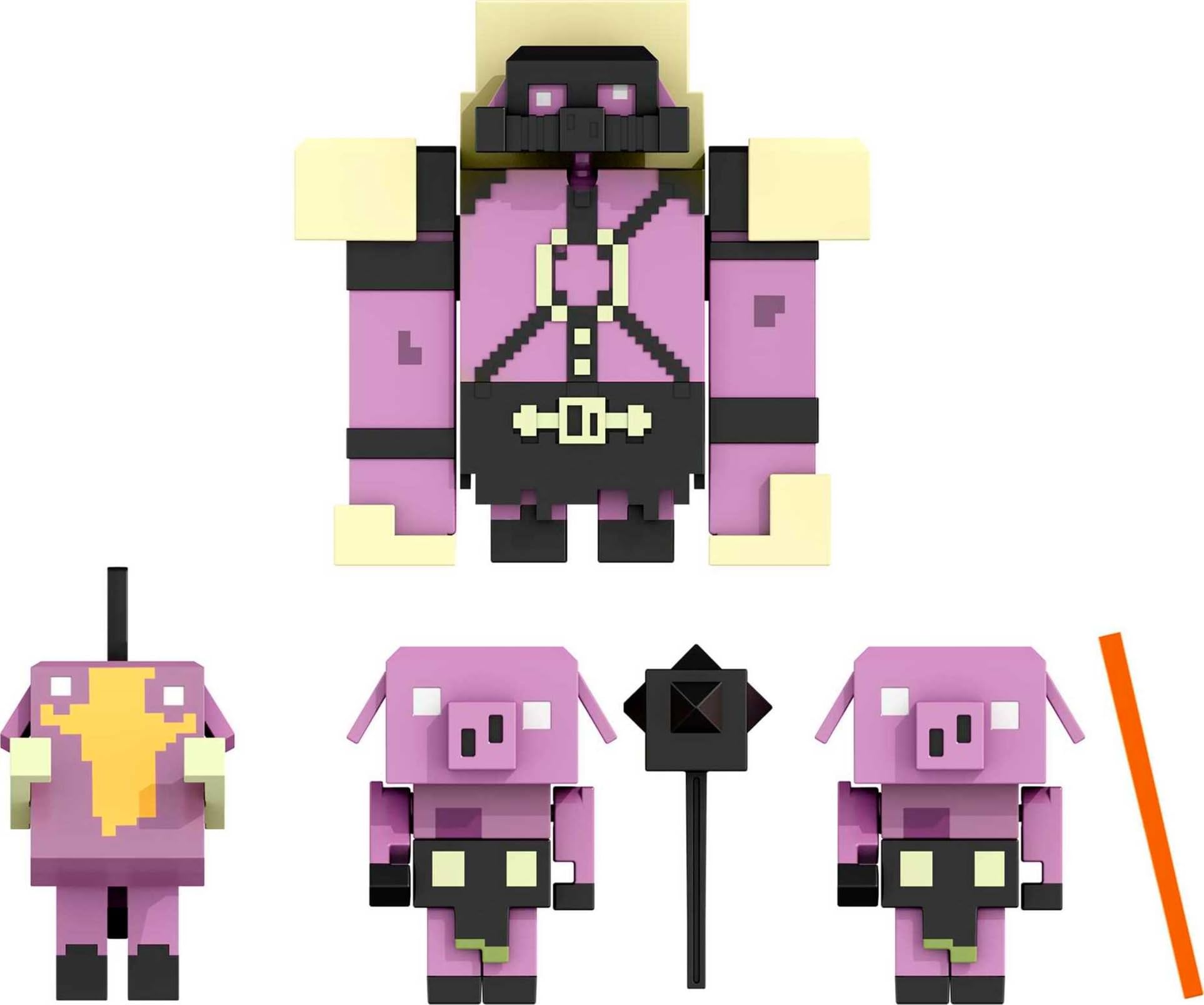 Mattel Minecraft Legends Nether invasion piglin runt ready for action-packed play