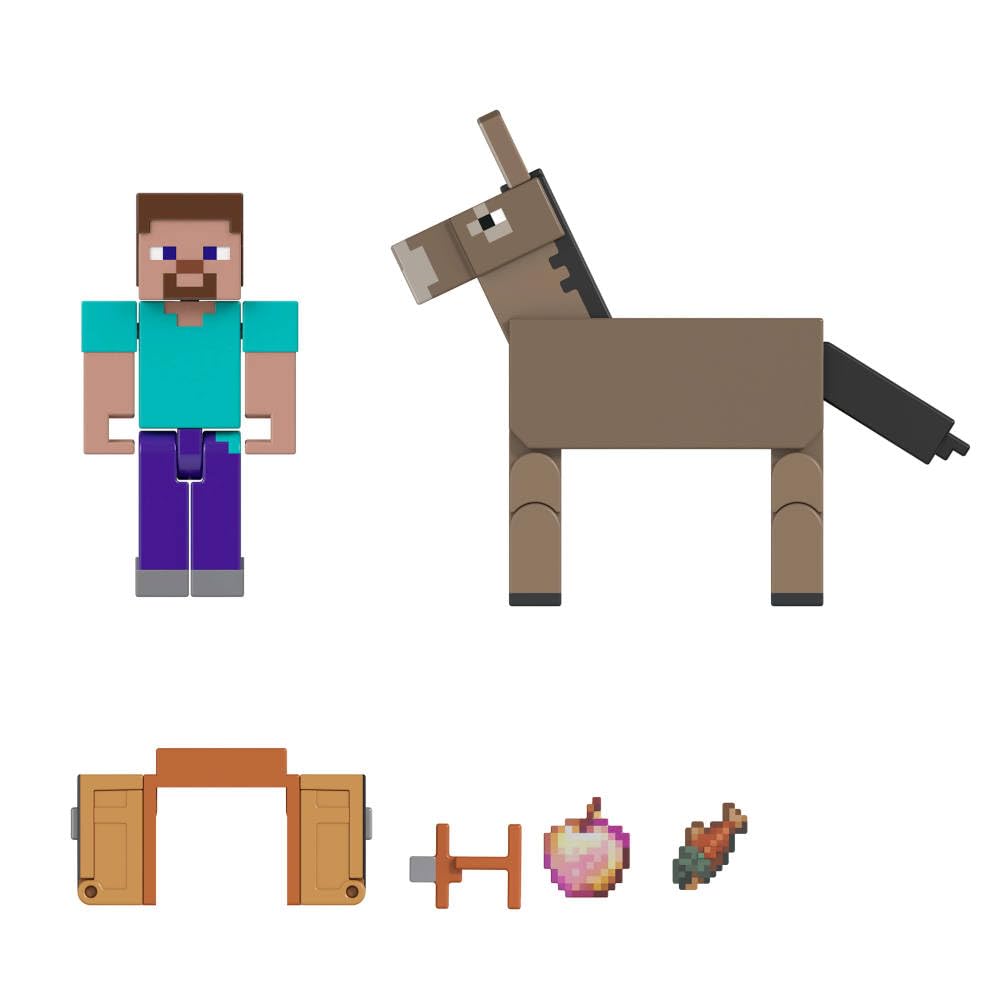 Mattel Pixel-art Detail Close-Up highlights authentic blocky textures.