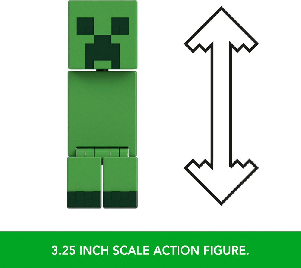 Mattel Minecraft pixelated design faithfully recreates in-game look