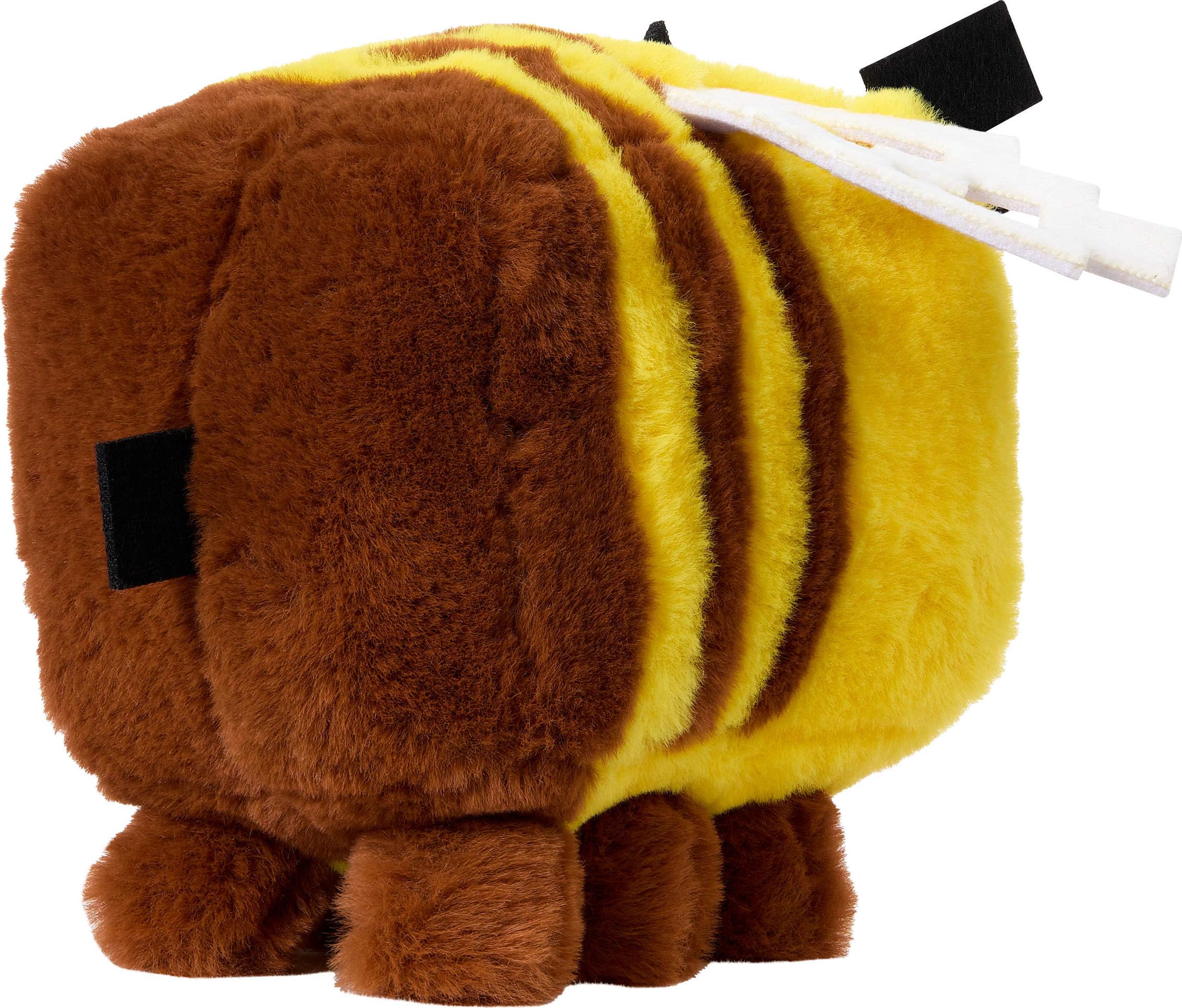 Mattel Minecraft Bee plush, perfect display piece for fans.