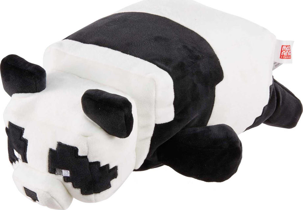 Mattel Minecraft plush panda 12-inch, ideal for play and display collections.