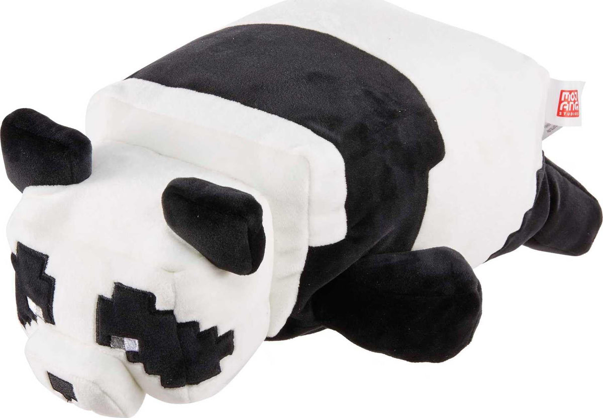 Mattel Minecraft plush panda 12-inch, ideal for play and display collections.