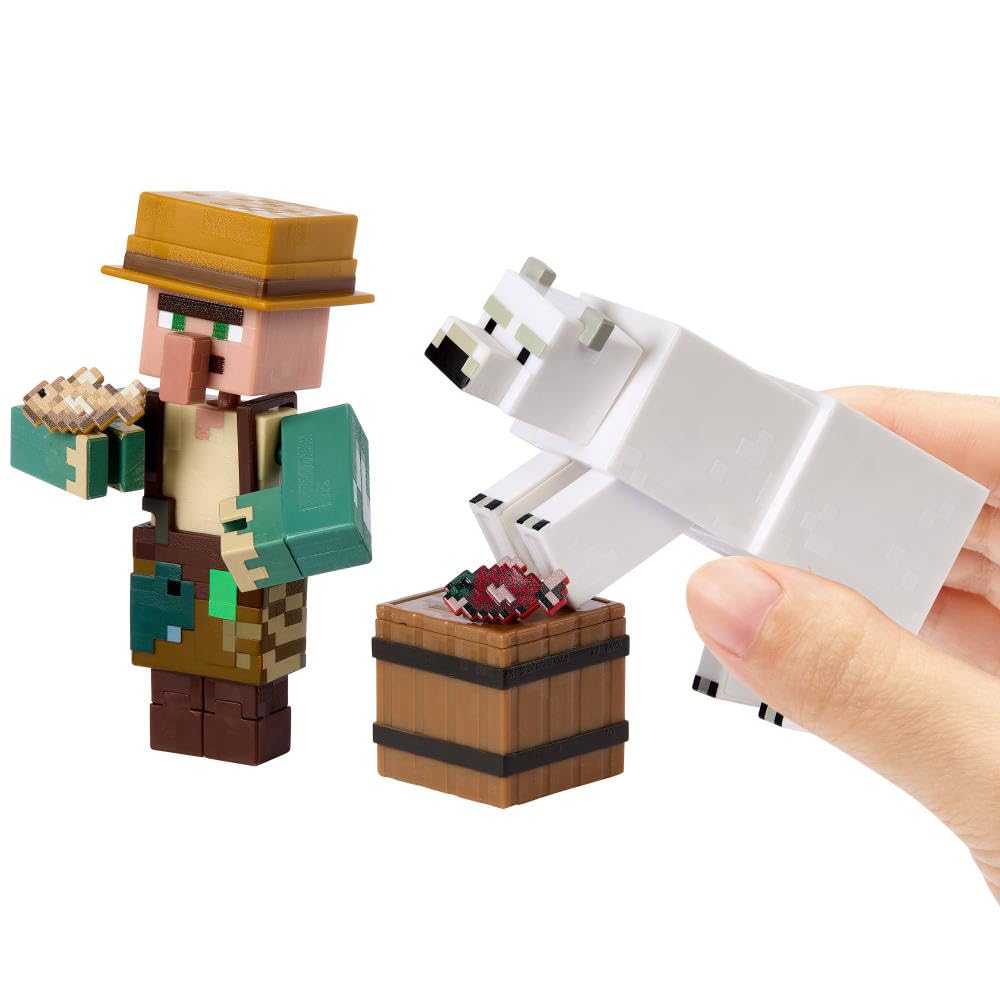 Mattel Minecraft standard 3-25-inch figure ready for action