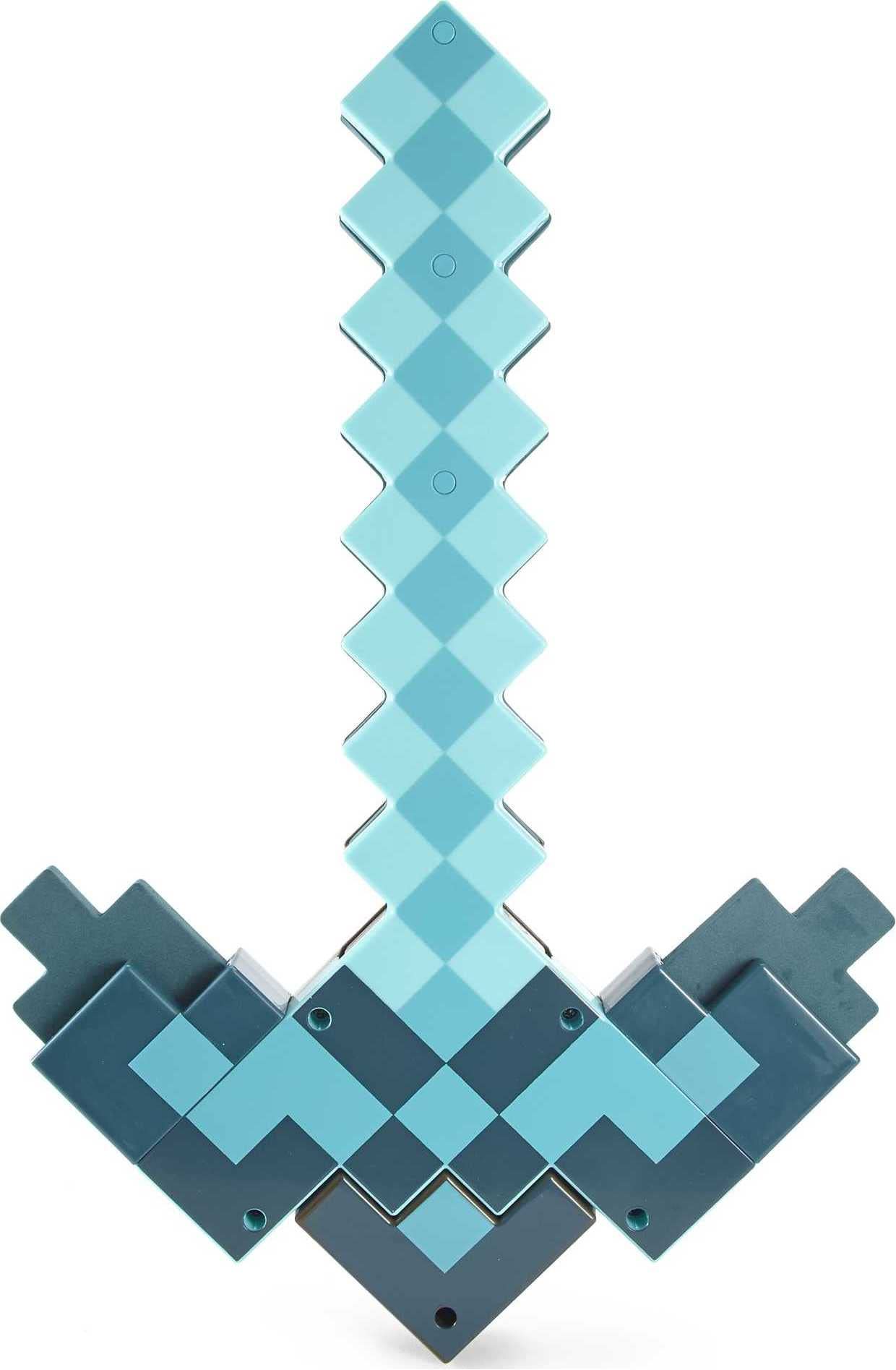 Mattel Minecraft sword and pickaxe set inspires imaginative play and storytelling.