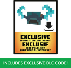Warden mini figure with Mattel Minecraft Playset for dramatic encounters
