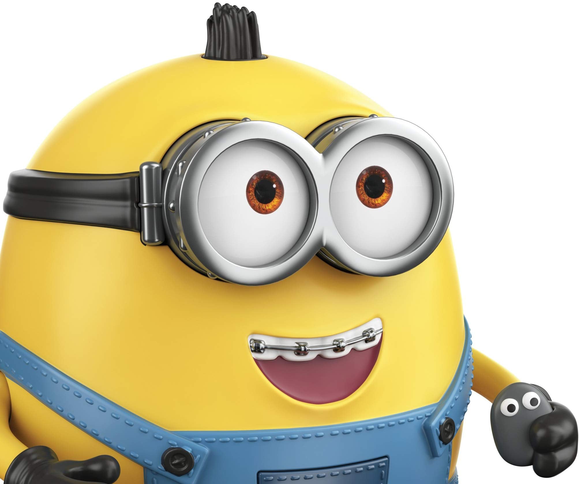 Universal handgrips enable sharing with other same-scale Minion figures