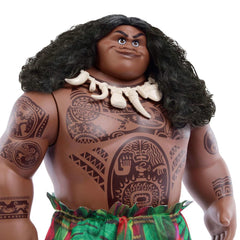 Mattel Moana 2 Voyager Maui accessory set with necklace adds detail.