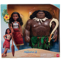 Mattel Moana 2 Voyager packaging supports unboxing and display.