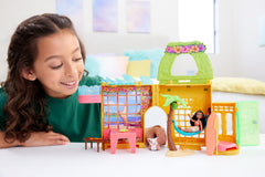 Mattel Moana Storytime Stackers dining area with fold-down table for shared meals and storytelling