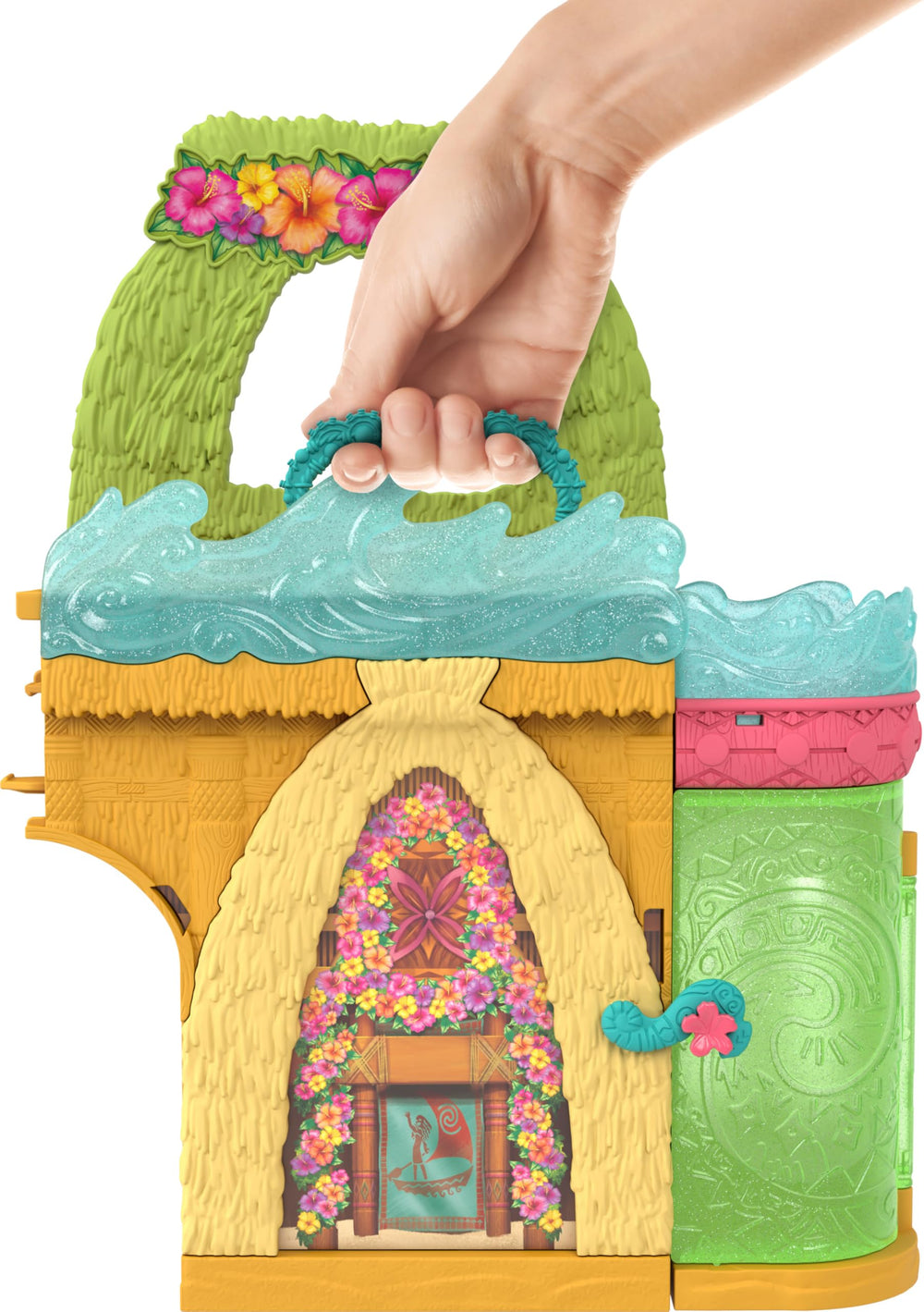 Mattel Moana Storytime Stackers hammock and palm tree create outdoor adventure vibes