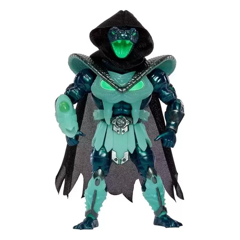 Mattel MOTU Origins Necro-Conda soft cape and armor enhance display options.