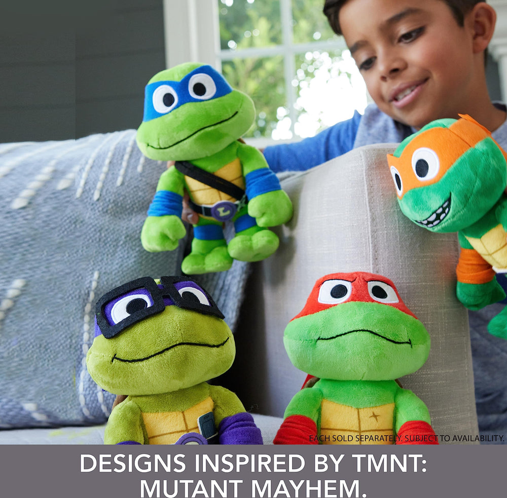Mattel Leonardo soft fabric plush, movie-inspired detail for imaginative adventures.