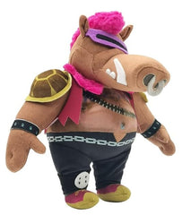 Mattel Bebop plush from Ninja Turtles Mutant Mayhem, side view, ideal storytelling buddy.