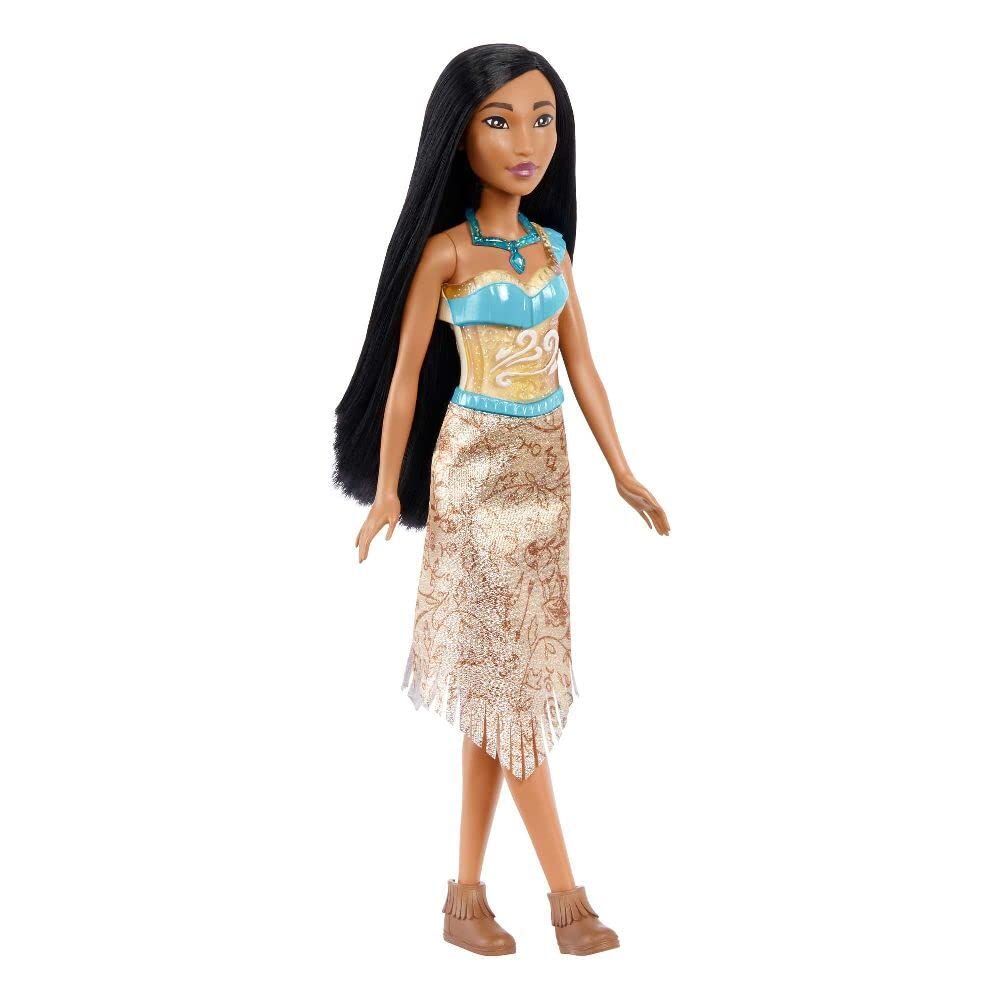 Mattel Pocahontas doll removable shoes enable mix-and-match outfits.
