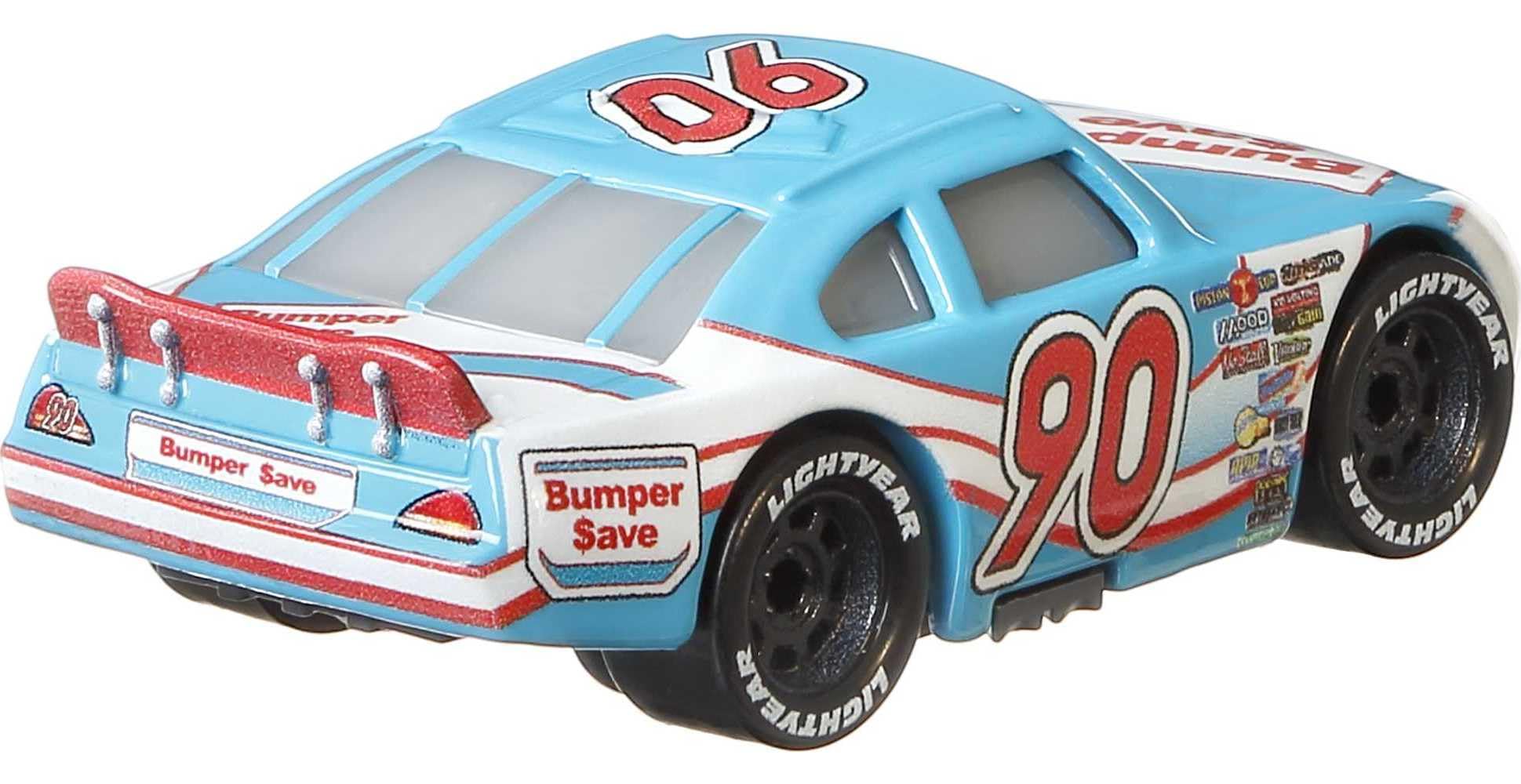 Mattel Ponchy Wipeout wheel details, true-to-movie design for reenactment