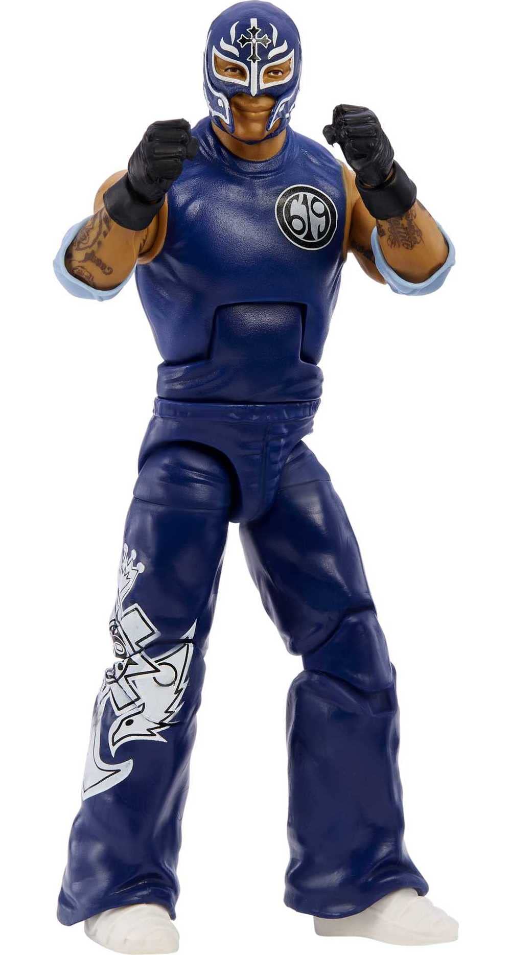 Mattel Rey Mysterio TrueFX detail for lifelike realism