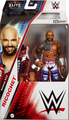 Mattel Ricochet Elite figure in dynamic pose showcases 25 articulation points.