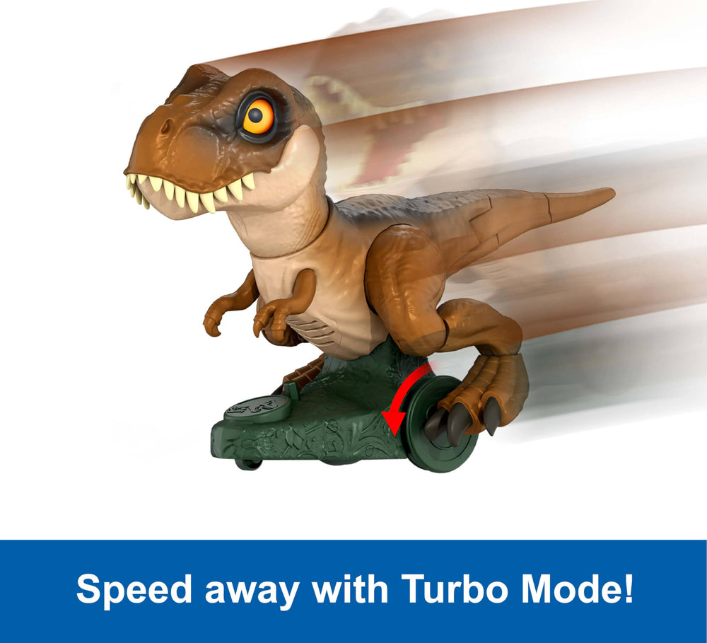 Mattel Jurassic World Turbo Mode delivers high speed dino action