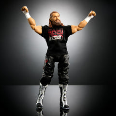 Mattel Sami Zayn Elite collection display suitable for shelf or desk.