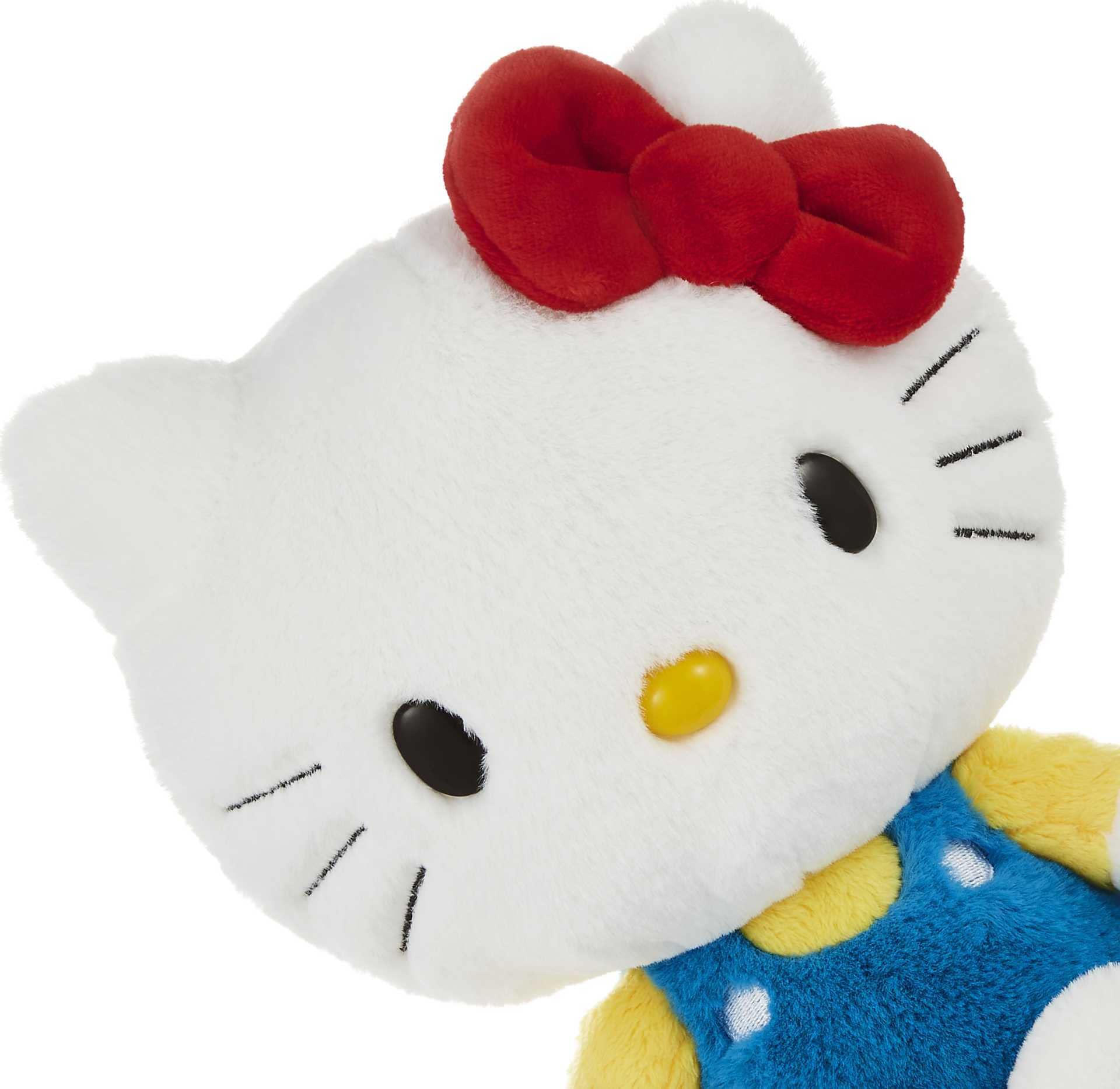 Mattel Hello Kitty plush doll with embellished details for collectible appeal