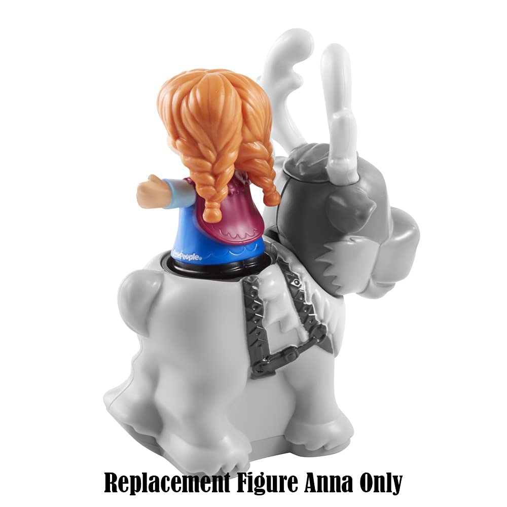 Mattel sealed packaging ensures authentic replacement part quality for Anna figure.