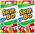 Mattel Skip-Bo pack of 2 for family game night fun
