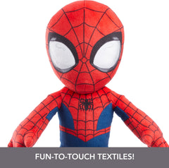 Mattel Spider-Man Plush Talkers soft doll snuggle invites cozy story time sessions.