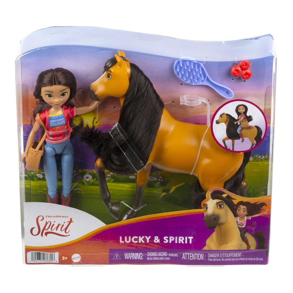 Gift-ready DreamWorks Spirit set from Mattel for ages 3 and up.