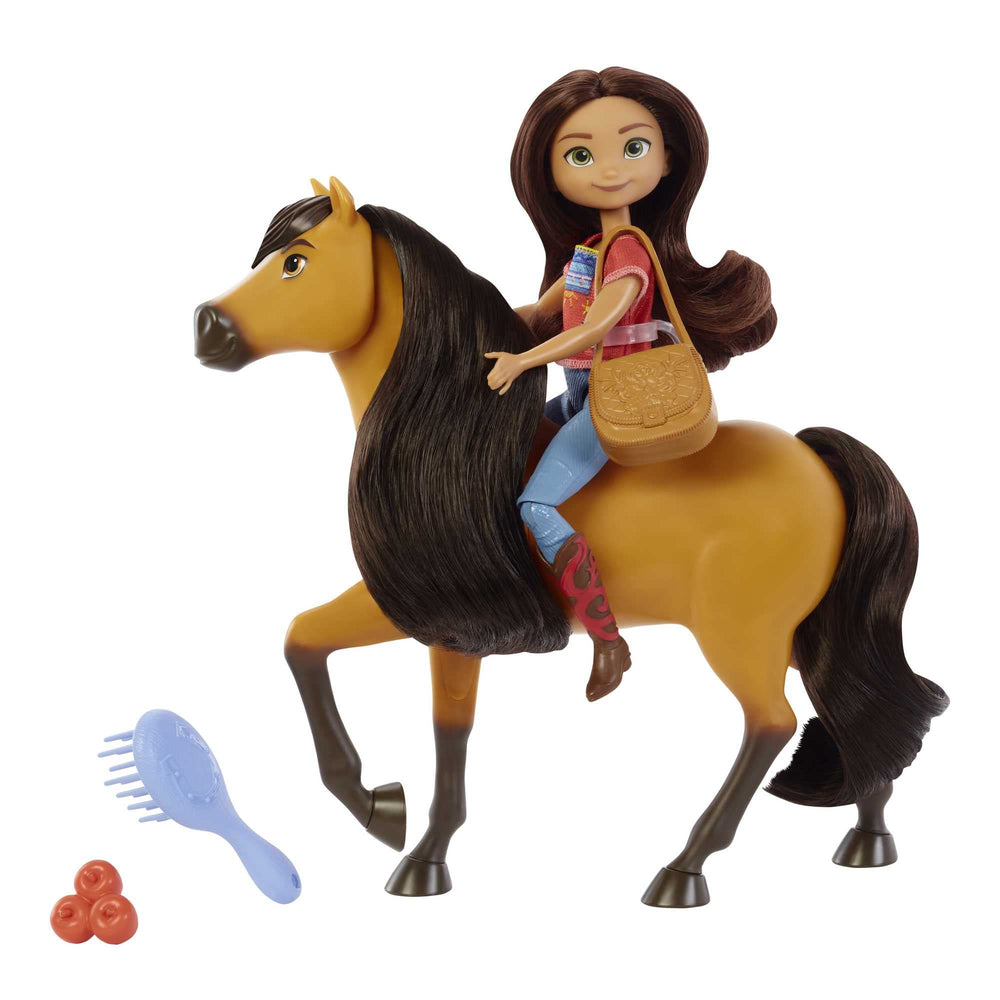 Lucky's molded jeans and boots outfit inspires imaginative fashion play.