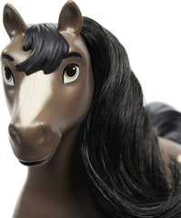 Mattel Spirit Untamed mare with long mane ideal for hair play and styling.