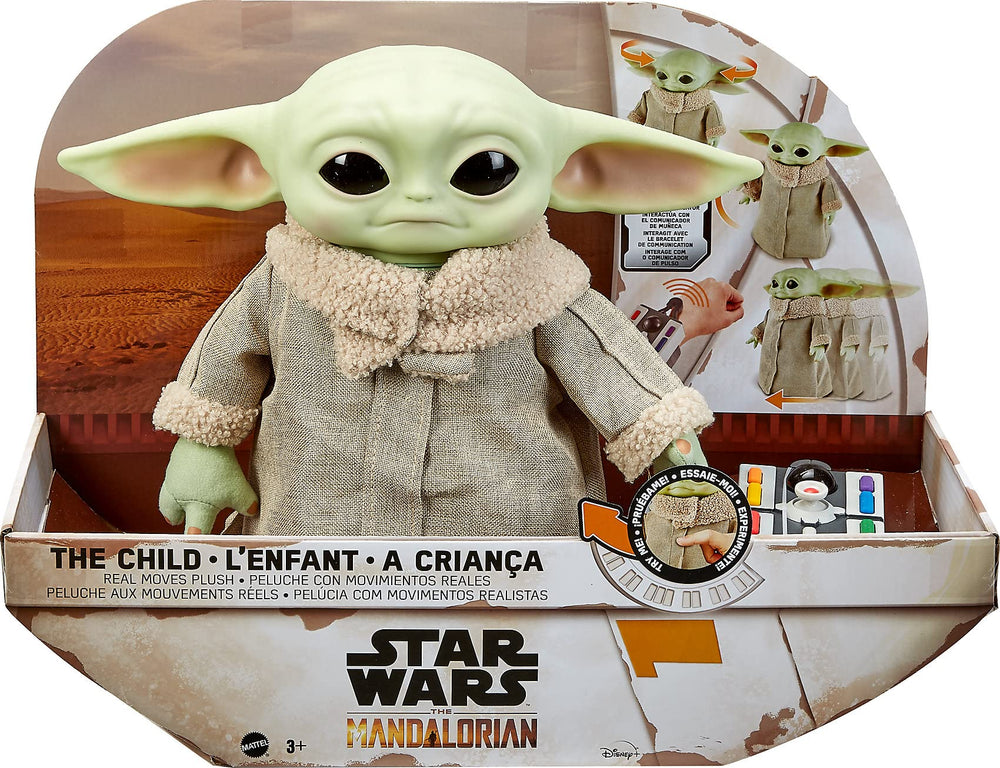 Mattel Grogu RC plush 12-inch soft body ideal for display and cuddles