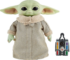 Mattel Grogu RC plush body close-up for cuddly, motion-rich play