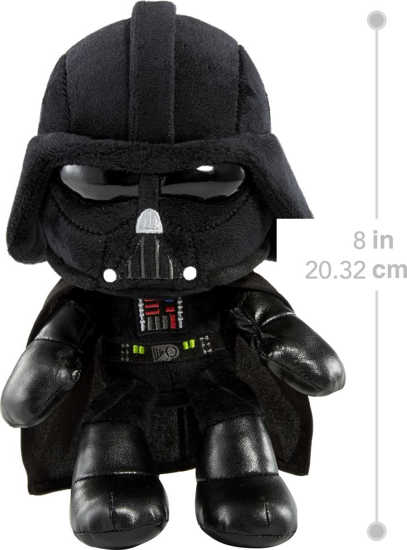 Mattel Star Wars plush 8in Boba Fett, soft textures inviting tactile exploration.