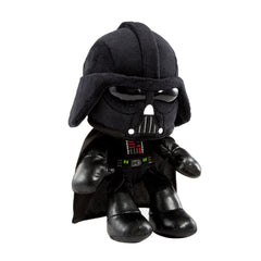 Mattel Star Wars plush 8in Darth Vader with embroidered face, great for play and collection.