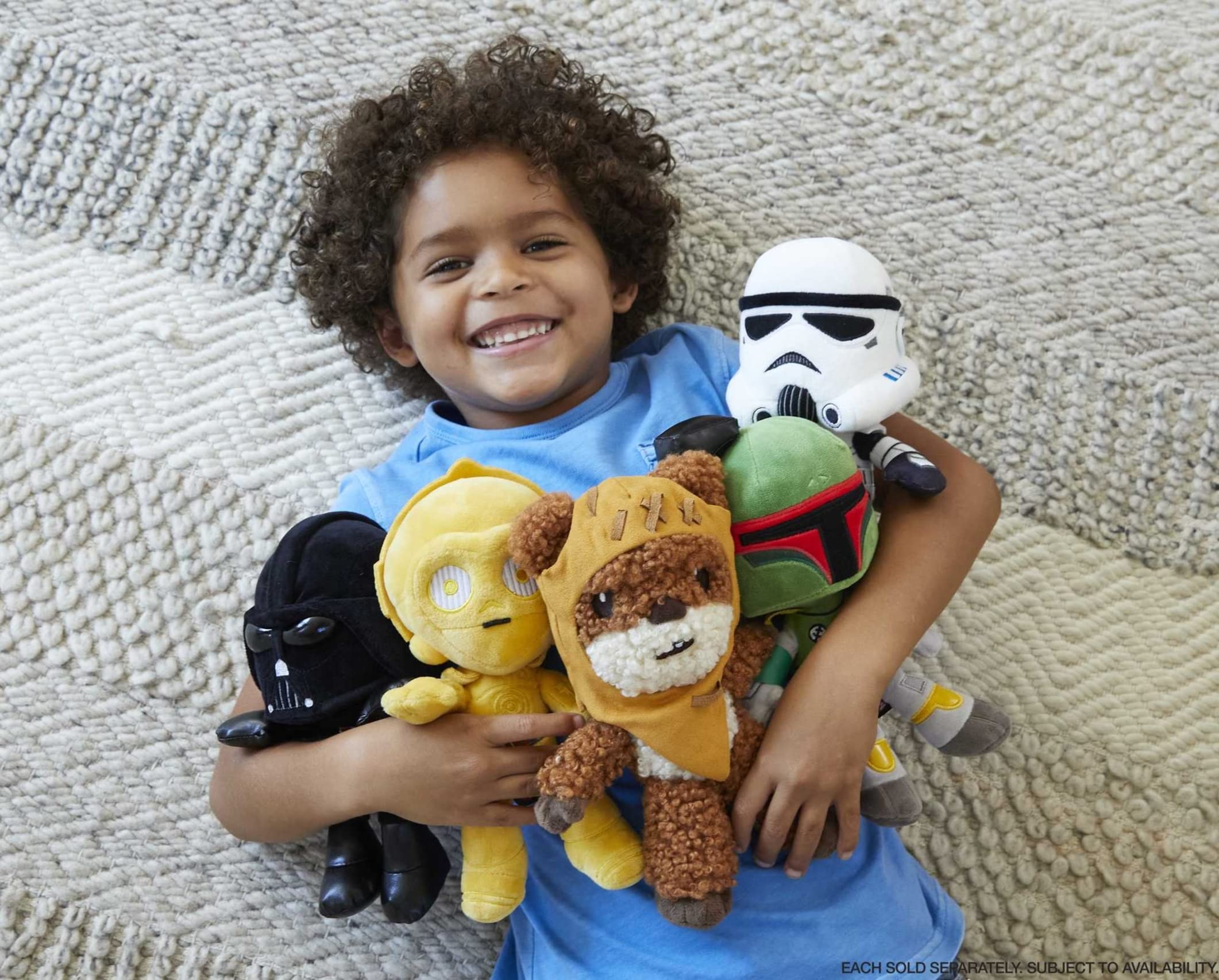 Mattel Star Wars plush collection with soft embroidered details for tactile play