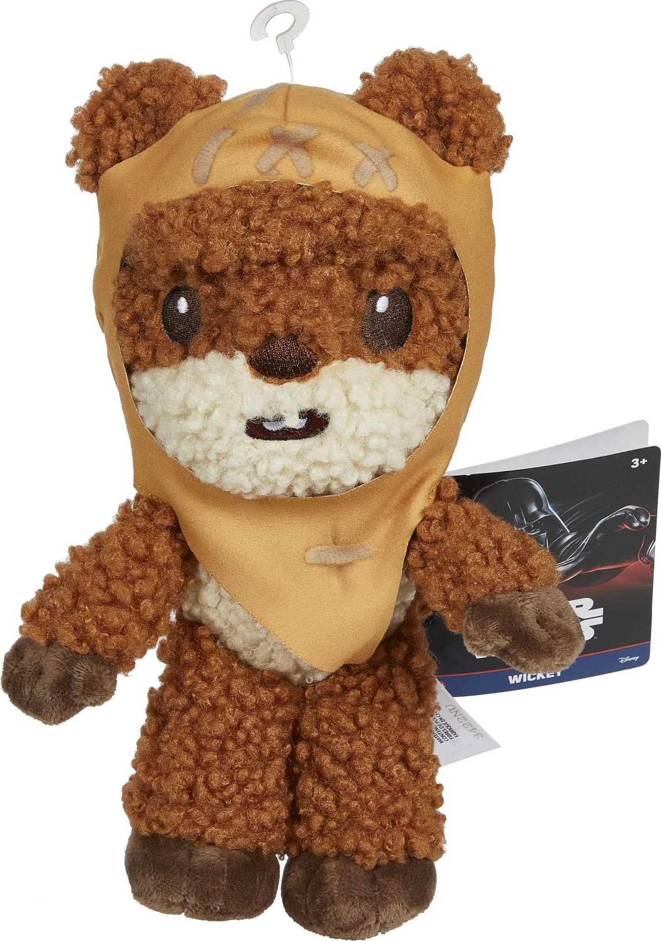 Mattel Star Wars plush with varied fabrics for tactile texture