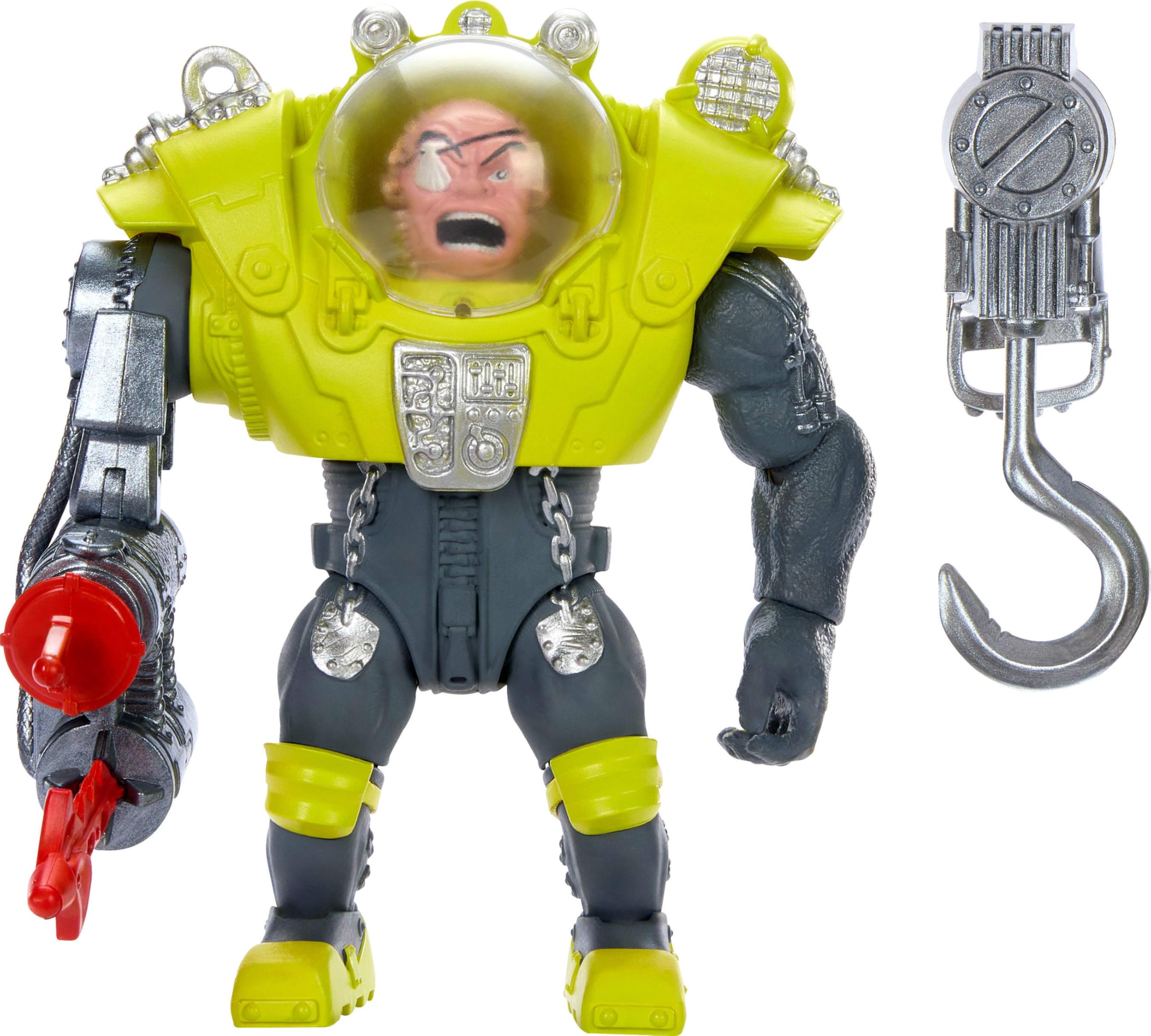 Mattel Street Sharks Dr. Piranoid action figure for nostalgic display and imaginative play.