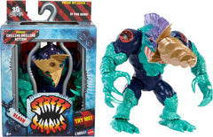 Mattel Street Sharks Slash action figure with bite motion for dynamic play and display.