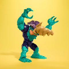 Mattel Street Sharks Slash action figure includes modular cage for creative containment setups.