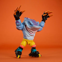 Mattel Streex skate motion figure with fin-line skates for fast, cinematic pretend battles.