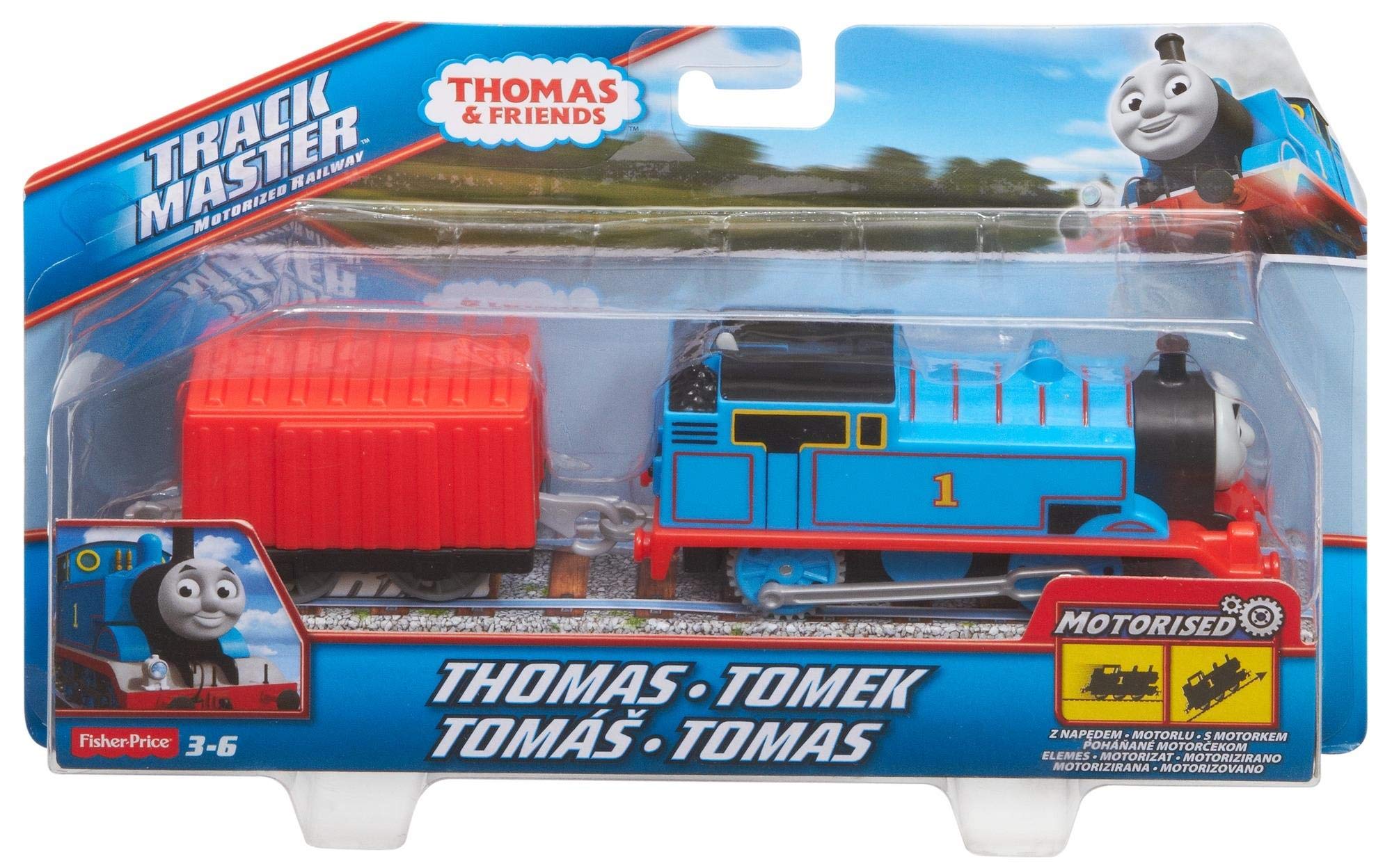 Mattel Thomas TrackMaster collectible display-ready engine for fans.