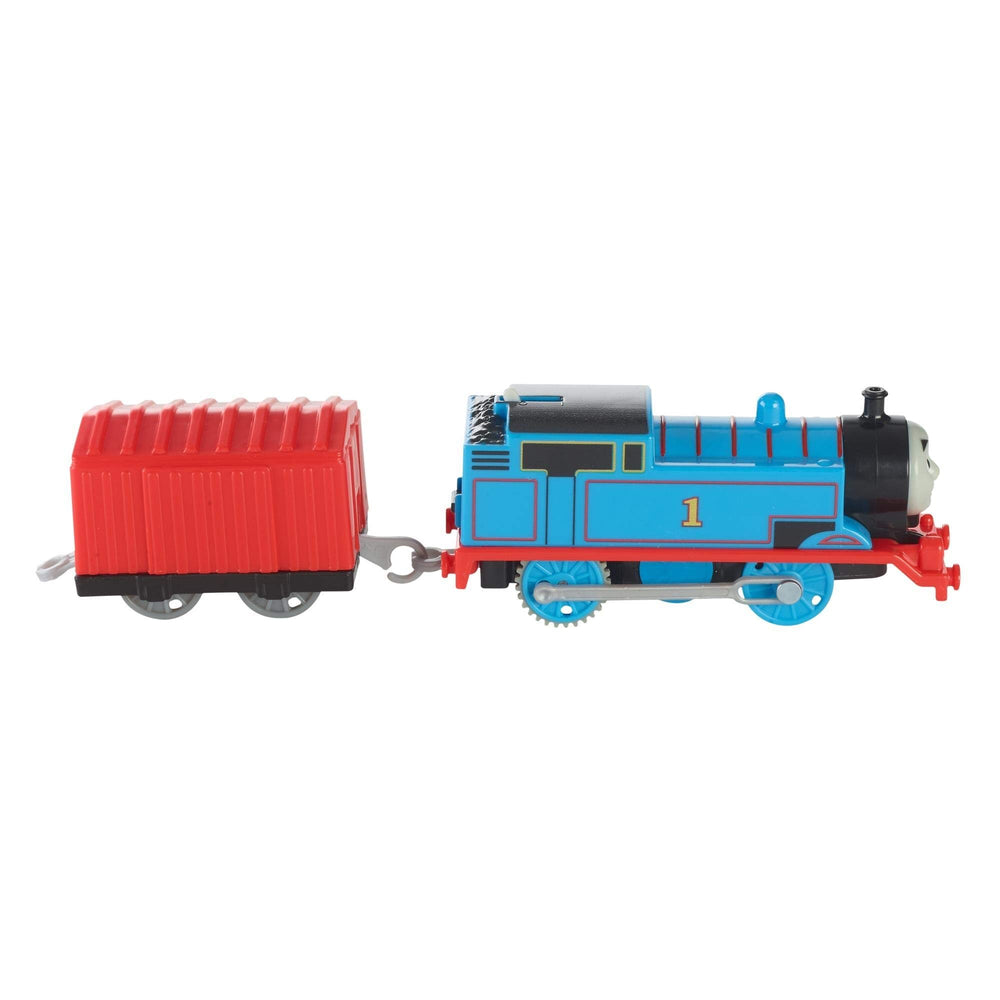 Mattel Thomas TrackMaster on-track action promotes imaginative play and expansion.