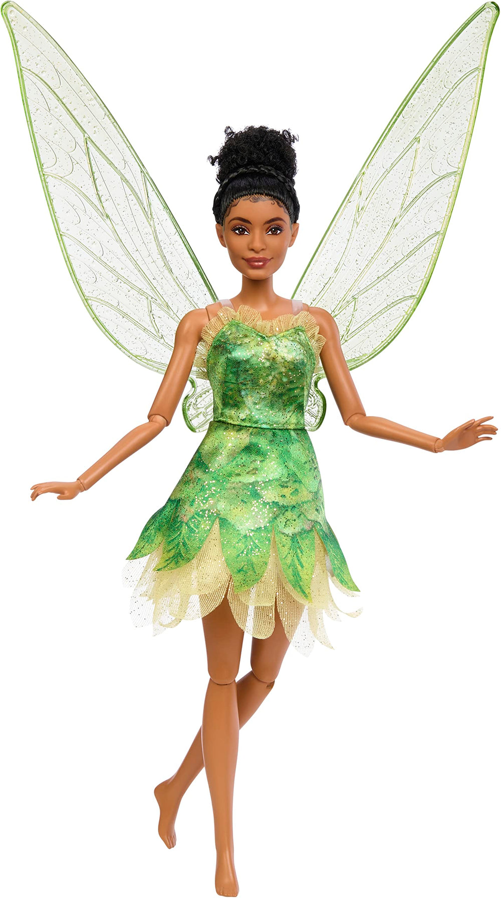 Mattel Tinker Bell doll with poseable wings for dynamic storytelling.
