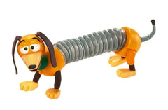 Mattel Toy Story 4 Slinky Dog figure shown beside friends for expanded adventures