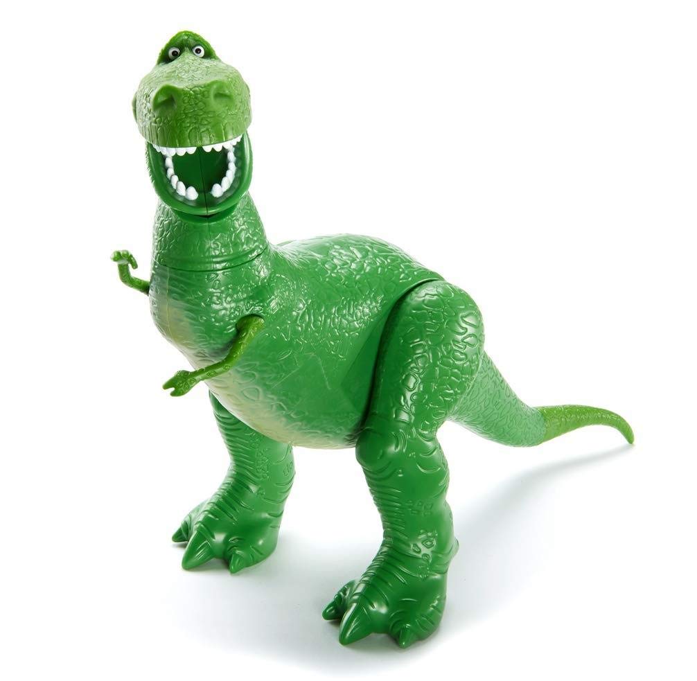 Mattel Toy Story Rex figure with movie-inspired styling for iconic scenes